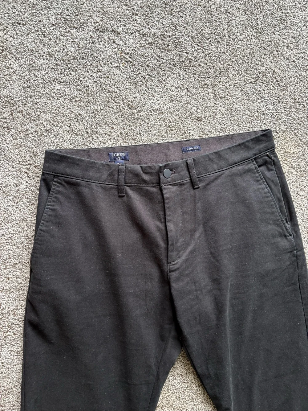 J. Crew Black Chino Pants - Slim Straight